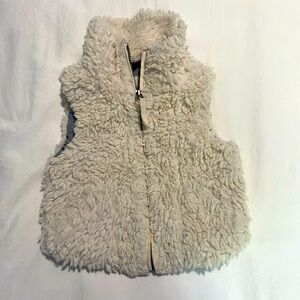 H&M Floral Lined Sherpa Vest